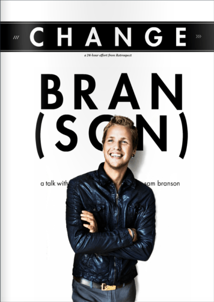 A 36-page online magazine that students from the University of Edinburgh and Edinburgh College of Arts created from scratch in 24 hours. Interviews include: Sam Branson, Context MC and Ella Hickson.