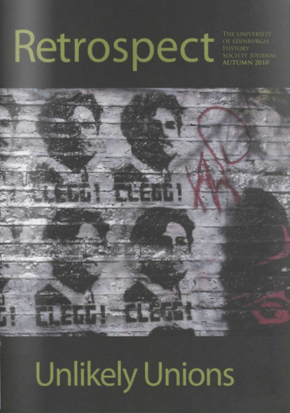 The Autumn/Winter 2010 issue of Retrospect was based on the theme ‘Unlikely Unions.’