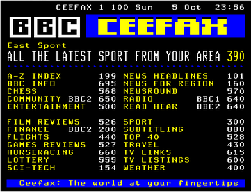 A Half-Century of Ceefax: The World’s First Teletext Service Celebrates its 50th&nbsp;Birthday!